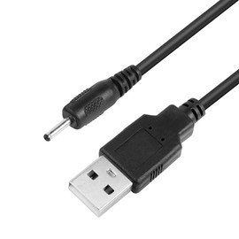 RIIEYOCA 5V DC Coiled Power Cable,USB to DC 2.5mm x 0.7mm Plug Spring Charging Cord for USB Lights, USB Fans, Cartoon Watches,Mini Speaker,Stretchable to 3ft