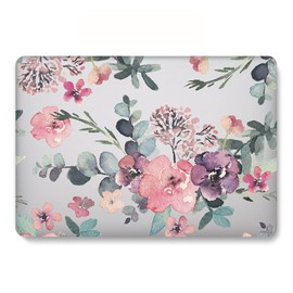 Case Compatible with MacBook Pro 13 Inch 2015 2014 2013 2012 Model A1502 & A1425, Plastic Hard Shell Protective Case & Keyboard Cover for Mac Pro 13 with Retina Display - Flower