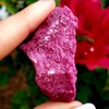 Red Honeycomb Ruby Corundum from Brazil - Raw rough free