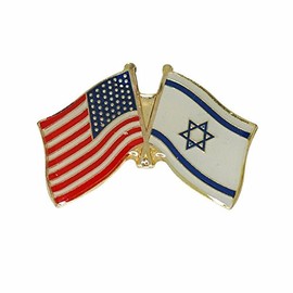 Israel Usa Friendship Flag Enamel Badge Lapel Pin Israel United States Gift