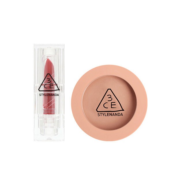 3CE [Lotte Exclusive] 3CE Soft Matte Lipstick + Face Blush, HOLY CHIC Holy Chic HOLY CHIC Holy Chic_MONO PINK Mono PinkMONO PINK Mono Pink