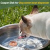 Copper Disk for Dog Water Bowl Dispenser|4-inch Diameter,0.6mm Thick|99.99% Pure