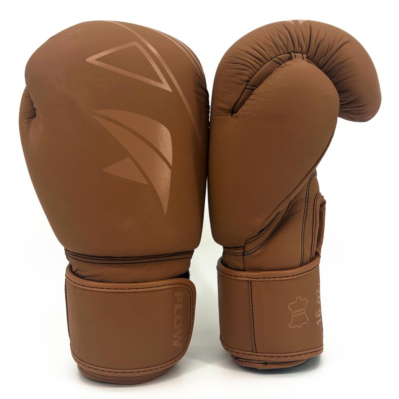 Flow Progress Boxing Gloves - Multilayer Foam - Matte Brown