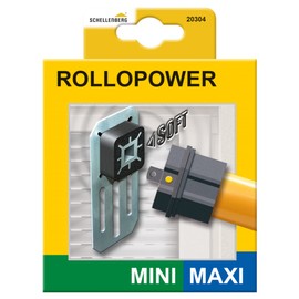 Schellenberg 87068 Silent Running Wall Bearing Kit for Roller Shutters, Silver/Black, Mini o Maxi