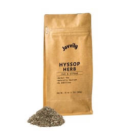Jovvily Hyssop Herb (Cut & Sifted) - 1lb - Herbal Tea - No Additives