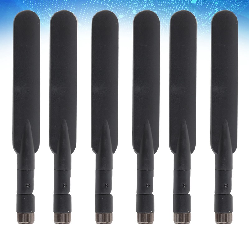6Pcs Flat Paddle WiFi Antenna 3CMJT RP‑SMA Male Connector High