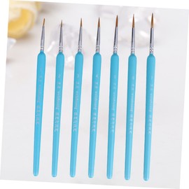 Tofficu 7pcs Detail Paint Brush for Fine Detailing and Miniature Painting Lightweight Easy to Clean for Artists of All Levels for Acrylics and Watercolors