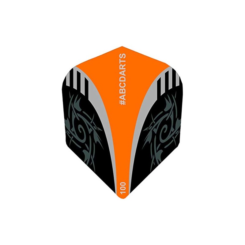 ABC Darts 990032 Unisex Adult Darts Orange Short