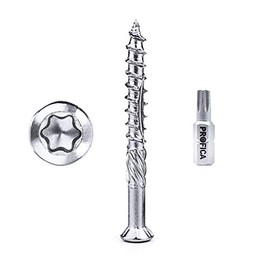 Patio screws, stainless steel, C1 5 x 60 mm incl. Profica Bit Torx 25 VA