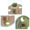 Hordion 24Pcs 3/8"-16 Carbon Steel T Nuts, Round Base Plate