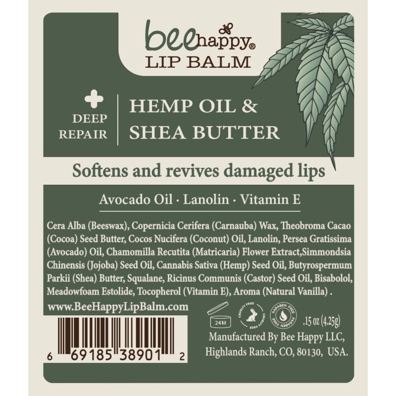 BeeHappy Bee Happy Hydrating Lip Balm (2 pack) (Silky Glow