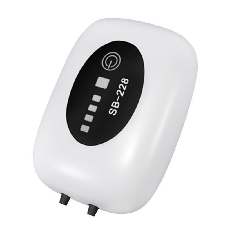 Small Oxygen Pump USB Rechargeable Lithium Battery Quiet Aquarium Oxygen