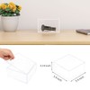 AITEE Decorative Acrylic Box with Lid, Clear Cube Display Case,