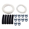 LIZAPUS White 4mm Fuel Pipe Hose Line Kit Replacement 89031118