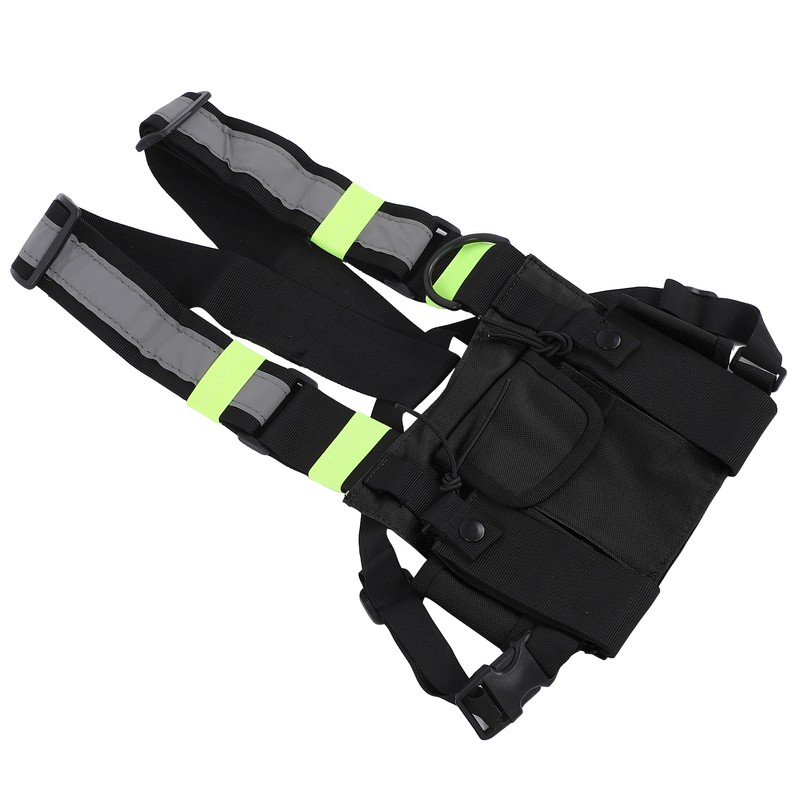 Multifunctional Nylon Waterproof Chest Bag Reflective Safety Tooling Vest for