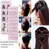 Schembo Topsy Tail Hair Tool Set - 6pcs Loop Styling