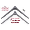 TCL New TCL 55Q750G 65Q750G TV Stand Legs w/Screws [A01586-0] [40105-000505]