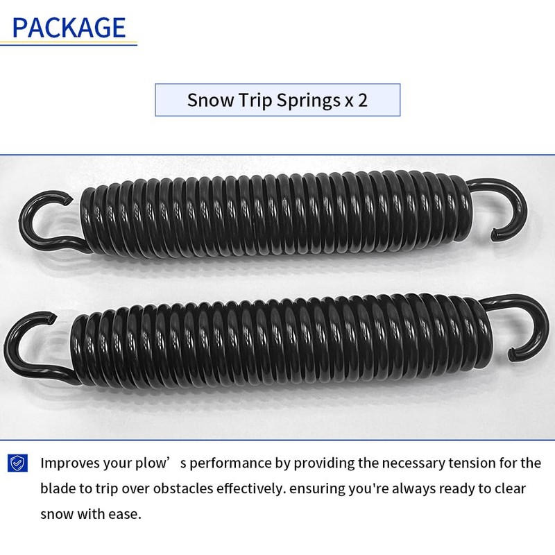 GOLKNHA 2 Pack Snow Trip Springs Without Eyebolts for Meyer