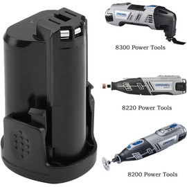 TAWUZUOR (2 Pack) Upgrade 12V B812-03 B812-02 B812-01 Battery for 8200 8220 Rotary Tools and 8300 oscillating Tools 2500mAh