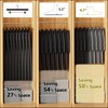 SPECILITE 30 Pack Open Ended Metal Gold Pants Hangers for
