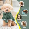 JoyDaog Dog Bathrobe with Bathing Glove for Quick Drying Coats,Doggie