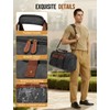 Celvetch Canvas Duffle Bag for Travel 50L Expandable Travel Duffel