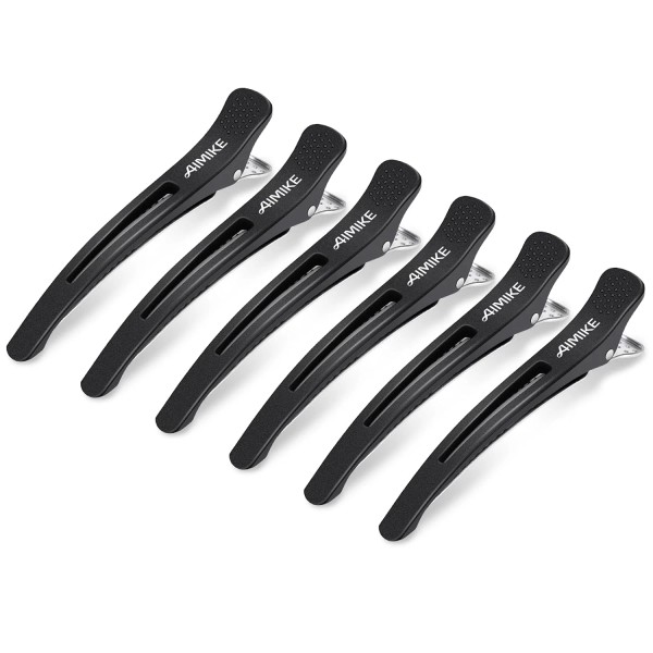 Professional Hair Clips for Styling, No-Crease Duck Billed, Multi Colors,