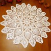 Phantomon 20 Inch Lace Doilies Placemats Handmade Crochet Round Coasters
