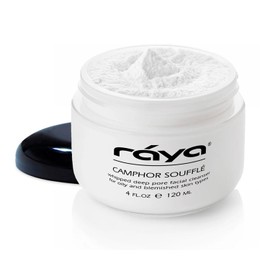 Raya Camphor Soufflé Facial Cleanser (101) - pH-Balanced Blemish Facial Wash for Oily & Break-Out Skin, Blackheads & Whiteheads, Clarify Pores, Refreshing Camphor Formula, Smooth Complexion - 4oz