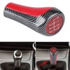 for X5 Gear Shift Knob, Red & Carbon Fiber 6