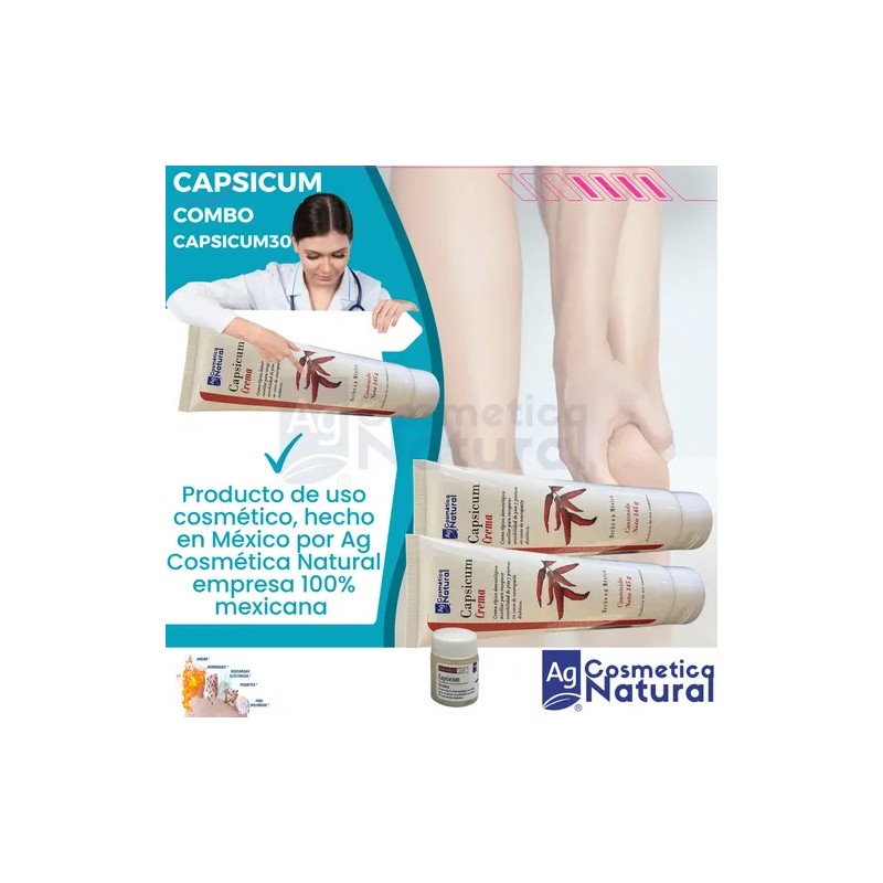 Pack 2 Cremas Neuropatia Diabetica Capsicum + Capsicum 30gr