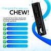 Liquid Core Smile Activated Charcoal Gum with MCT Oil, Hydroxyapatite,