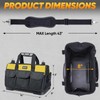 TICONN Heavy Duty Tool Bag with Multi-Pockets, Portable Tool Box