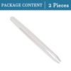 QUARKZMAN 93302 Plastic Tweezers x 2 Pieces Anti-Static Slant Tip