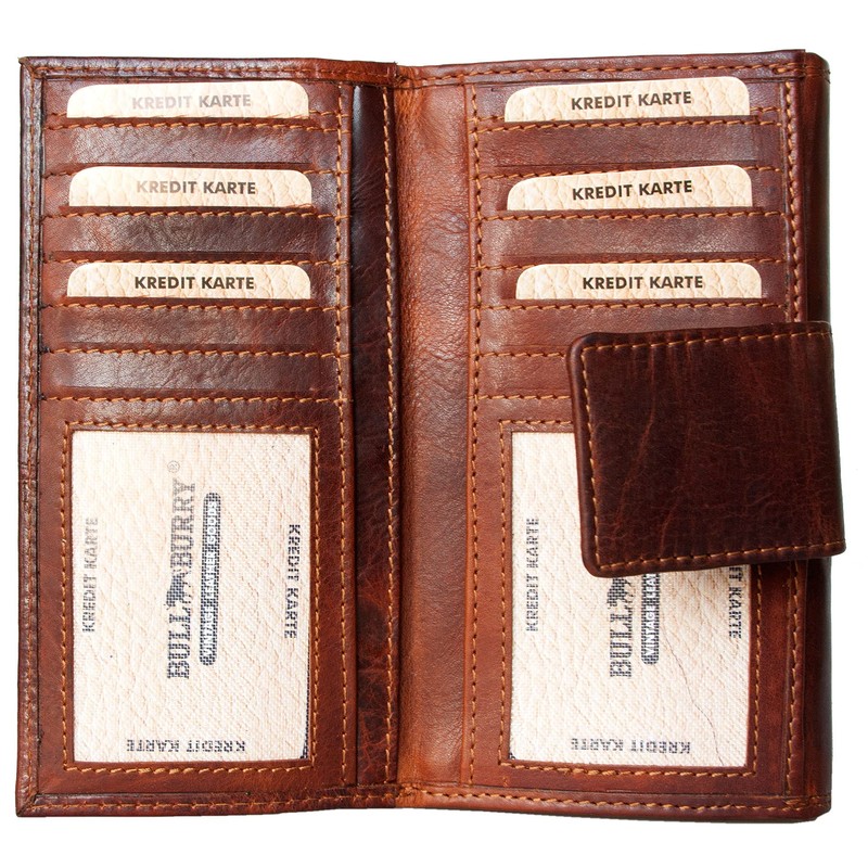 Bull Burry Spacious Brown RFID Leather Wallet Made From Strong