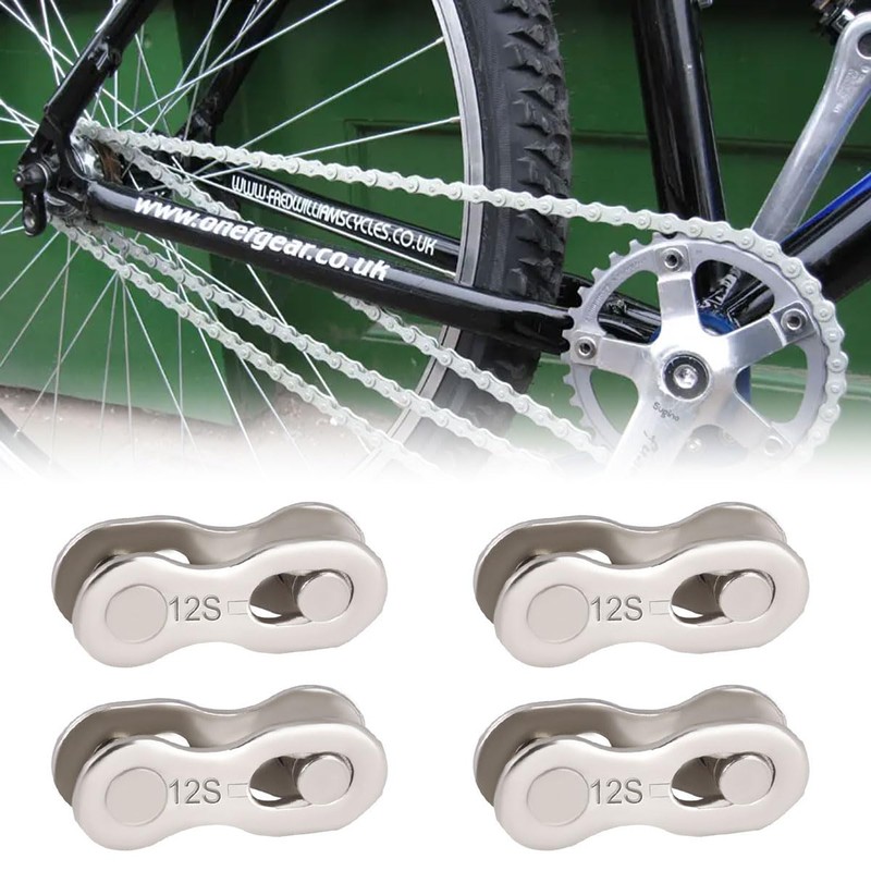 Bicycle Chain Link 12 Compartments, Steel Bicycle Chain Clasp Links,