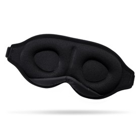 NMJ Eye Mask, Memory Foam Cotton Material, Comfortable Sleep, One Size Fits Most (Adjustable Size) (3D Form)