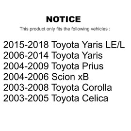 Kingstar Rear Right (Passenger Side) Drum Brake Wheel Cylinder 14-WC370139 Replacement For Toyota Yaris Corolla Prius Celica Scion xB