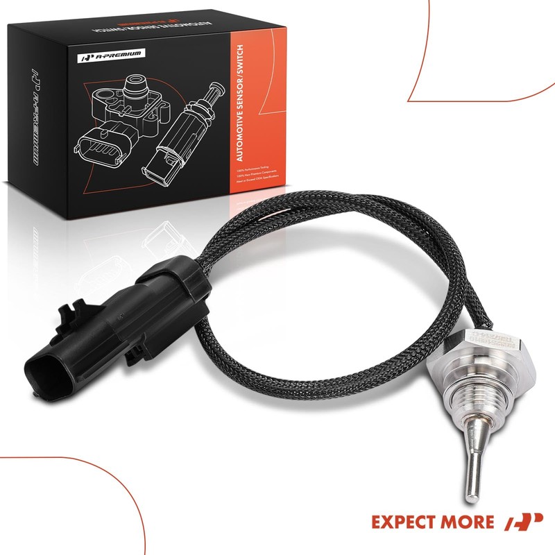A-Premium Engine Coolant Temperature Sensor [2 Blades] Compatible with International,