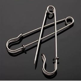40 PCS Safety Pins Assorted, Large Safety Pins for Clothes, Leather, Canvas, and Wool, Sharp Tip for Secure Hold, Small Safety Pins for Clothes, Sewing, Arts & Craft