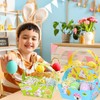 DERAYEE Small Easter Baskets, 12PCS Happy Easter Treat Gift Boxes