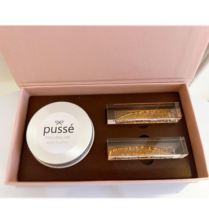 pussé 4D Beautiful Eyebrow Stamp, Natural Straight, Difficult to Fall