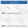 Profeeshaw L Stainless Steel Shelf 8.6''x24'', 2 Pack Wall Mounted