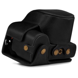 MegaGear Ever Ready MG1813 Black Genuine Leather Camera Case for Nikon Z50 16-50mm