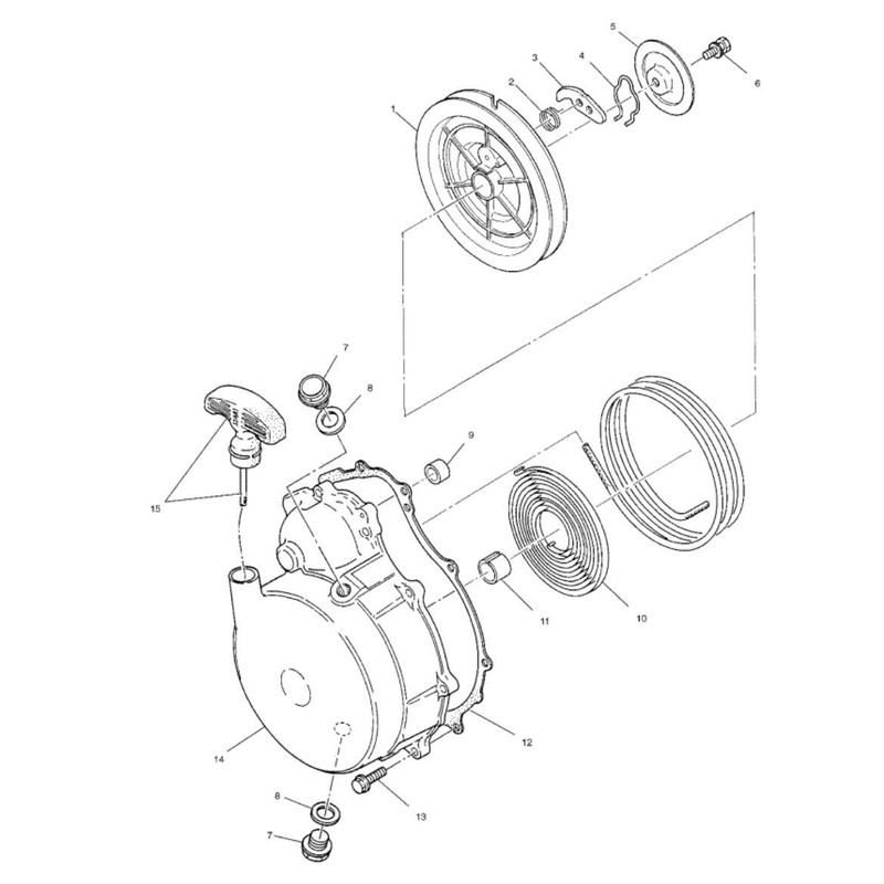Recoil Pull Starter Case Fits Polaris Magnum 330 (2003-2006)