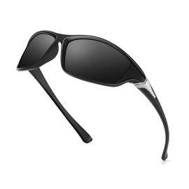 QALLY for Running Fishing Polarized UV400 Sports Sun glasses Mens Sunglasses Sunglasses Men QS64-3V94