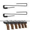 LOIUO 2 PCS Gun Rack Pistol Hangers for Gun Safe