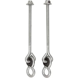 Playkids Premium Swing Hangers - One Size Fits All - 6" Long 3/8" Thick