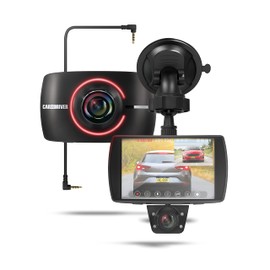 Car and Driver 1080p Full HD Dual View Dash Cam | Front, Rear-View Camera Combo with Sony IMX Sensor, High Dynamic, Range, ADAS Alerts, Night Vision | Blindspot Car Camera with 150 Degree Angle Lens