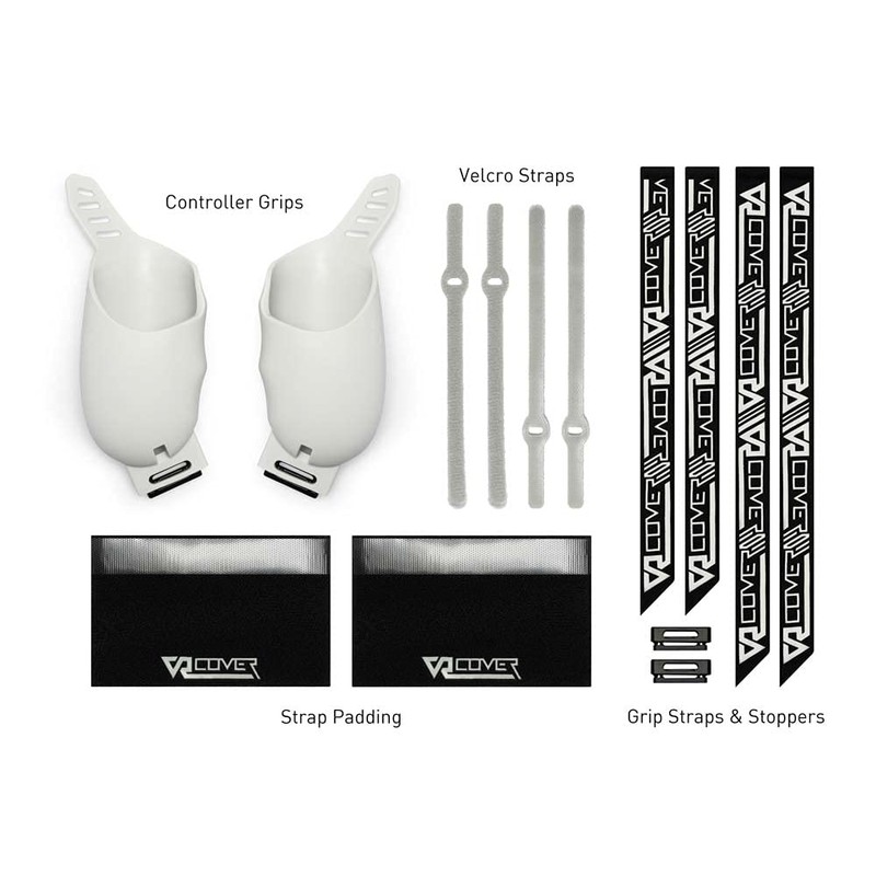 VR Cover Controller Grips for Meta/Oculus Quest 2 (Light Grey)